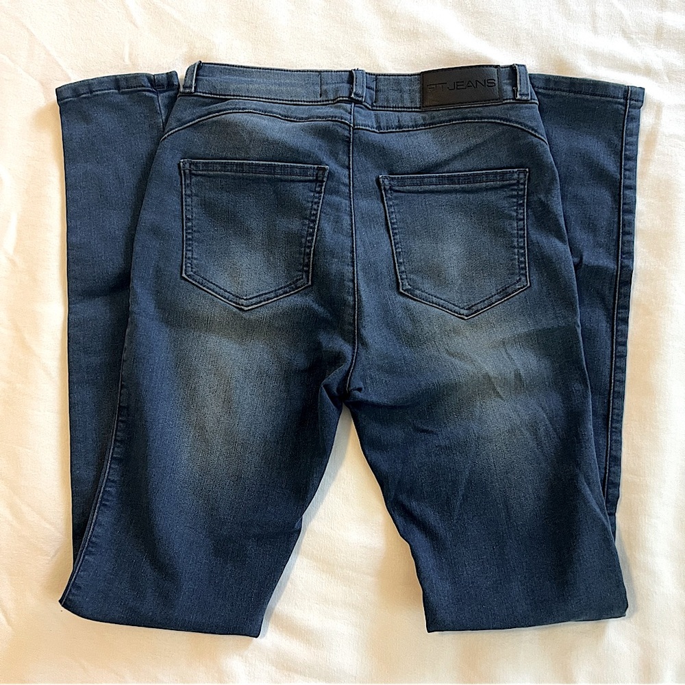Fit Jeans Contour V2 Mid Waisted Fitjeans - Azure Blue BRAND NEW